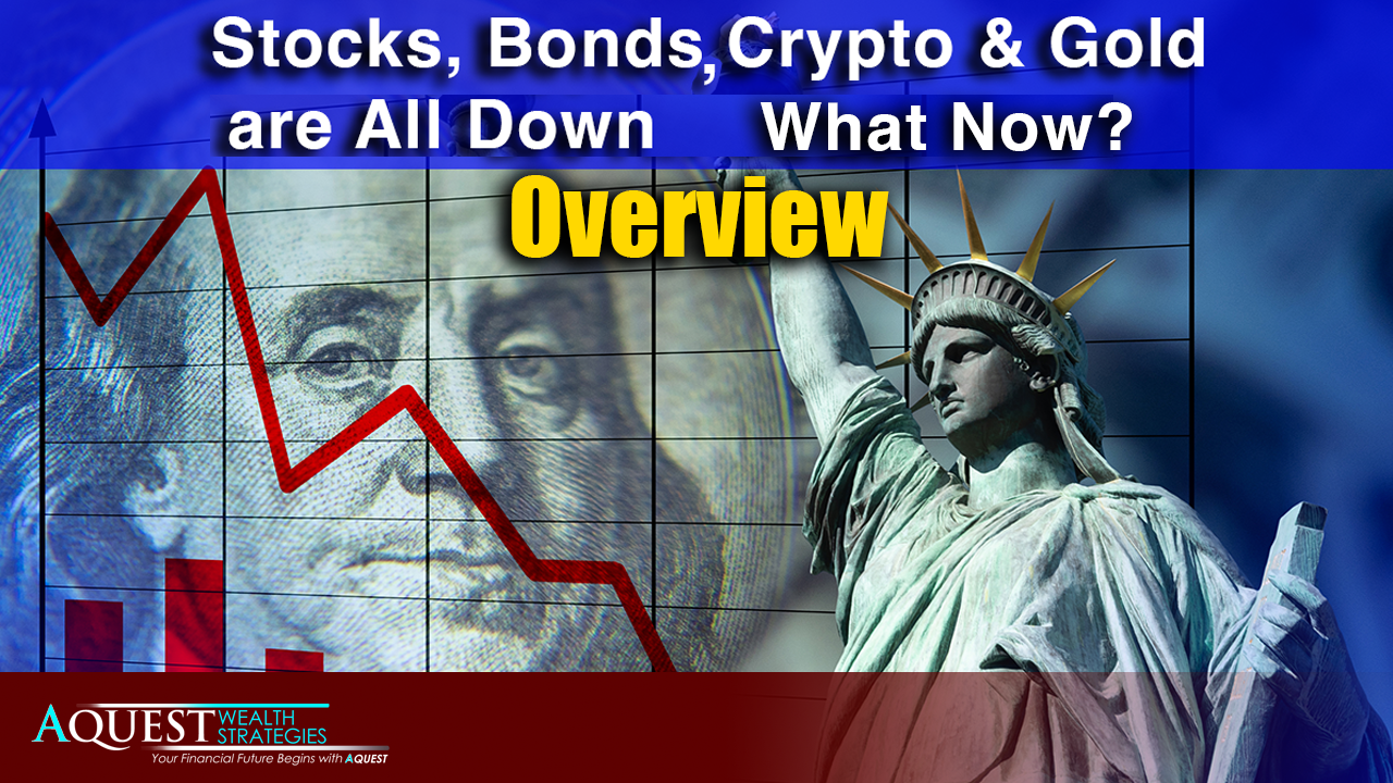 Stocks, bonds Crypto & Gold are all down - Overview